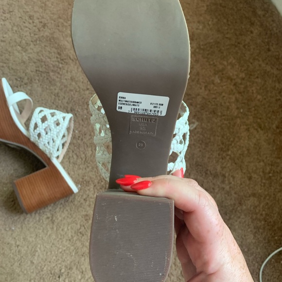 SCHUTZ Rinna Mule in White - Picture 3 of 6